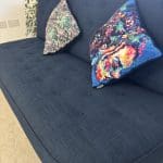 JohnLewis+ 2 Seater Sofa+ Navy Blue+ Sofa Bed