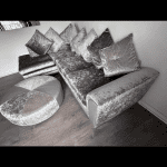 DFS CORNER SOFA WITH FOOTSTOOL