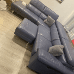 Dfs leather recliner sofa