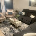 Scs Morgan electric recliner twin sofa 3 seater x2
