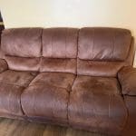 Brown 3 seater sofas