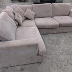 Brown L Shape Sofa