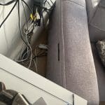 Grey reclining usb chair