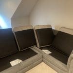 Wyvern couch grey corner sofa