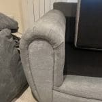 Wyvern couch grey corner sofa