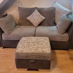 DFS grey sofa bed