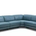 Milano Denium Blue Leather Sofa