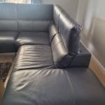 Milano Denium Blue Leather Sofa