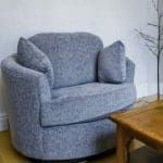 Cuddle chair and 2 seat sofa