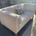 A PAIR of two seater sofas made by MultiYork