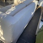 A PAIR of two seater sofas made by MultiYork