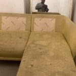 John Lewis corner sofa - yellow