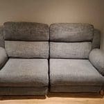 Laz-boy electric recliner sofa and electric recliner cuddle chair.