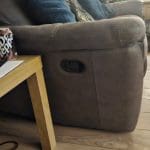 DFS 3 & 2 Seater Set Steel grey/brown Recliners