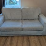 DFS Fabric Light Blue 3 Seater Sofa