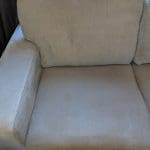 DFS Fabric Light Blue 3 Seater Sofa