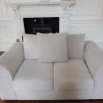3 + 2 seater sofa in light stone