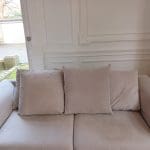 3 + 2 seater sofa in light stone