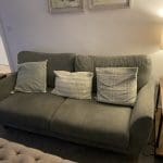 Two and three seater sofa from oak furnitureland in perfect condition
