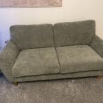 Two and three seater sofa from oak furnitureland in perfect condition