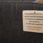 Midnight blue two seater sofa from John Lewis