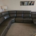 7 seater leather recliner sofa