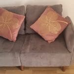 2 seat sofa and 3 seat sofa+grey
