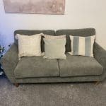 Two and three seater sofa from oak furnitureland in perfect condition