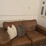 DFS Julius leather sofa