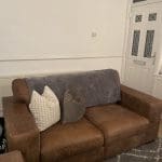 DFS Julius leather sofa