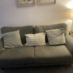 Two and three seater sofa from oak furnitureland in perfect condition