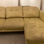 John Lewis corner sofa - yellow