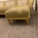 John Lewis corner sofa - yellow