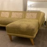 John Lewis corner sofa - yellow