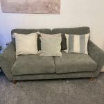 Two and three seater sofa from oak furnitureland in perfect condition