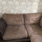 Dfs brown fabric corner set