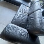 Furniture Village W Schillig Black Leather Corner Sofa
