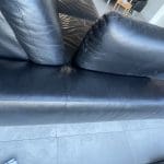 Furniture Village W Schillig Black Leather Corner Sofa