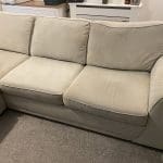 DFS Orka 4 seater corner sofa bed (silver)
