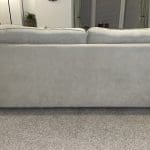 DFS Orka 4 seater corner sofa bed (silver)