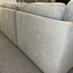 DFS Orka 4 seater corner sofa bed (silver)
