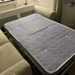 DFS Orka 4 seater corner sofa bed (silver)
