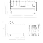 Swoon Porto Two Seater Kingfisher