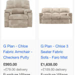 Gplan sofa suit