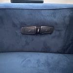 Velvet corner sofa