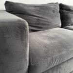 Clara 3 Seater Sofa In Dark Grey Velvet