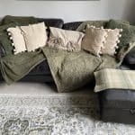 Leather corner sofa