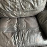 Leather corner sofa