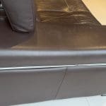 Natuzzi brown 3 seater sofa