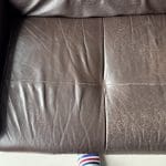 Natuzzi brown 3 seater sofa